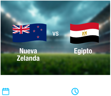 Partido 22 - Nueva Zelanda vs Egipto